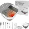 Collapsible Foot Spa Bath Massager with Heat and Massage Rollers