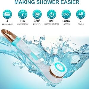 Electric Body Brush Back Scrubber for Shower3