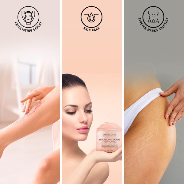 Pure Himalayan Salt Body Scrub with Lychee Oil - Image 4