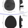 Silicone Back Scrubber (Thick Bristles) & Bath Glove & Face Brush Set(3PCS) - Image 2