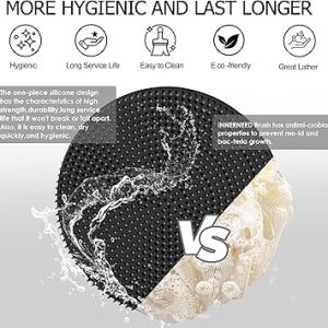 Soft Silicone Body Scrubber Handheld Shower Cleansing Brush4